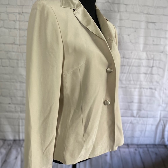 Dué per Dué Collection 100% Silk Blazer - Picture 4 of 6